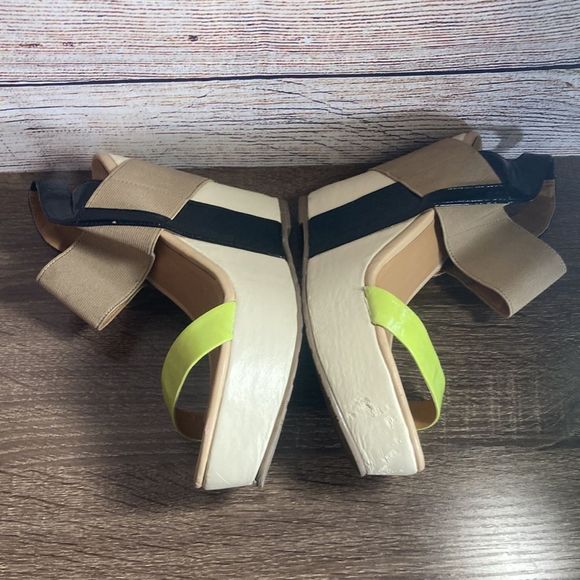 Matisse Women's Sz 8 Multi-Color Platform Wedge Sandals - Picture 8 of 12